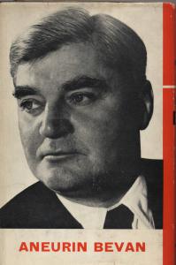 Aneurin Bevan. Vol I.back cover